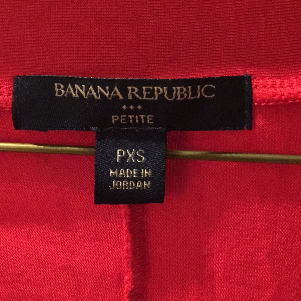 Banana republic red blouse